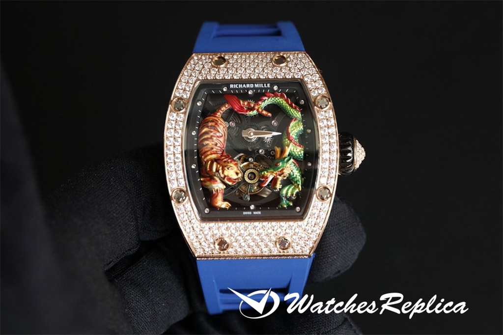 Perfect Top Richard Mille Rm51 01 Dragon Tiger Real Tourbillon